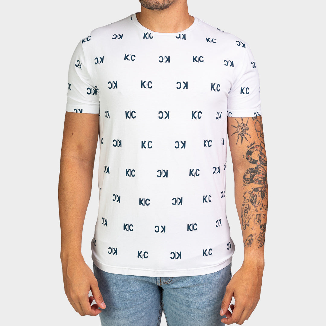 T-Shirt All Over Print KC casual para Hombre