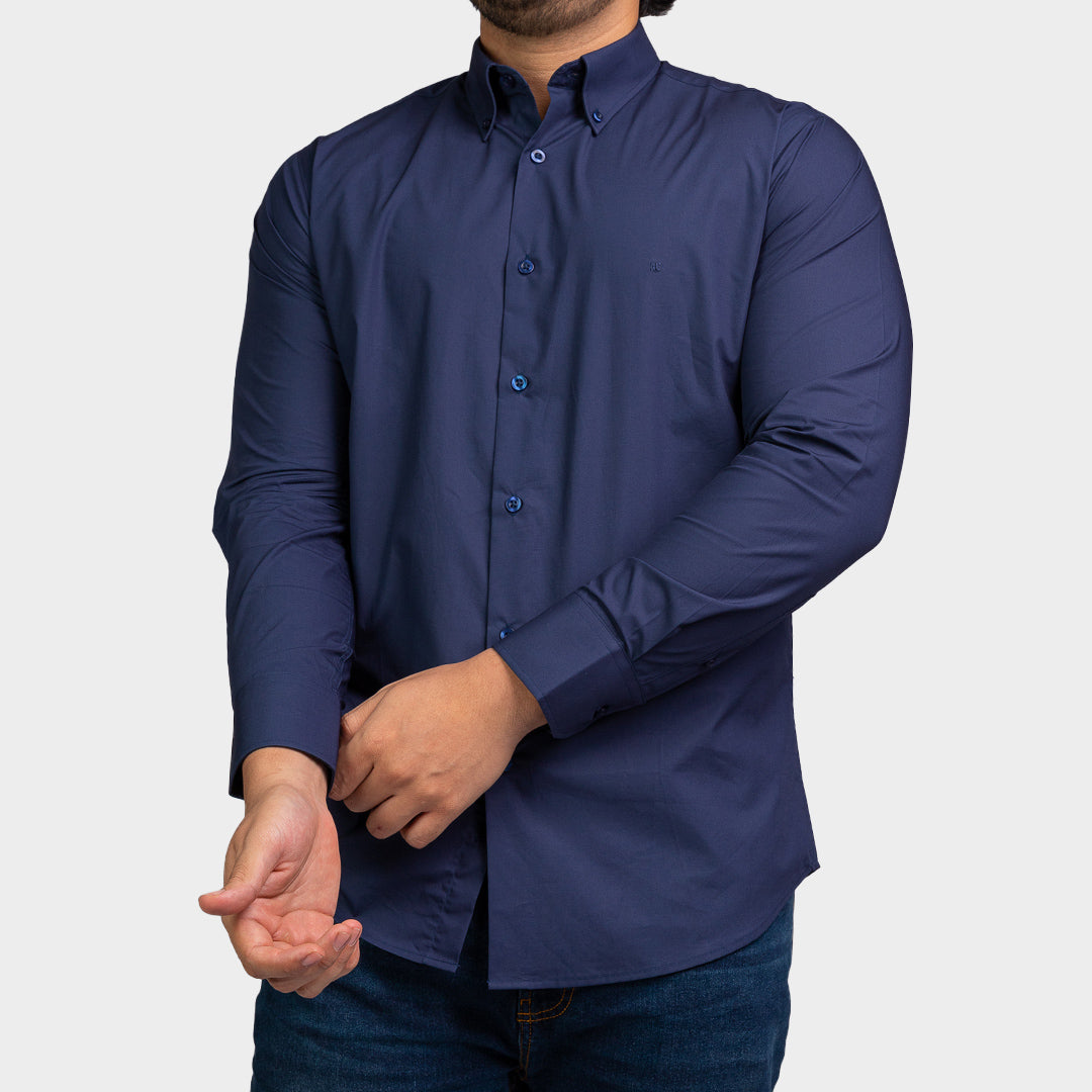 The Essential Long Sleeve Camisa Manga Larga para Hombre