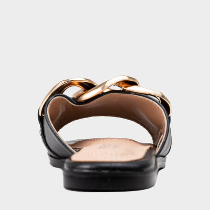 DAPHNE CHAIN SLIDE Sandalia Flat para Mujer