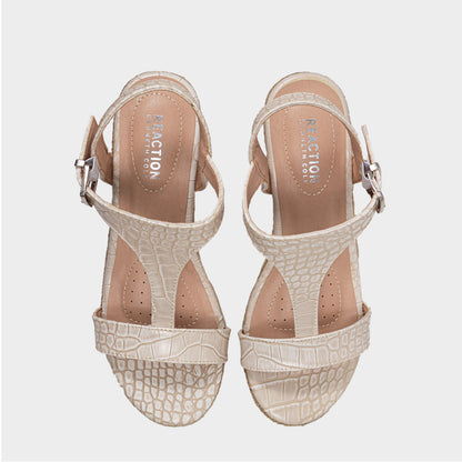 Card Wedge T-Strap Para Mujer
